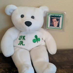 Vintage John F Kennedy Jr. 1999 Limited Edition NWT Memorial Plush Bear JFK